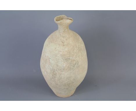 Antiquity - Eastern Mediterranean Terracotta Wine Flask, approx 31 cms.