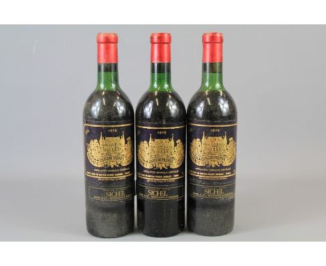 Red Bordeaux Wine, Chateau Palmer Margaux (Grand Cru Classe) 1973. The 12 bottles contained in the original wooden case (orig