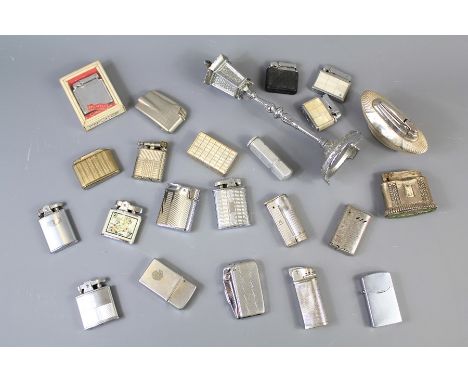 Miscellaneous Vintage Lighters. The lighters including Colibri, Ronson, Opal and Trident, approx 40.