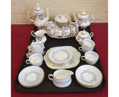 The Duchess Anna The Duke of Bedford Woburn Abbey tea service, English Bone China, also a Minton Symphony teaservice Conditio