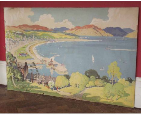 Robert Houston travel print. Condition report: see terms and conditions