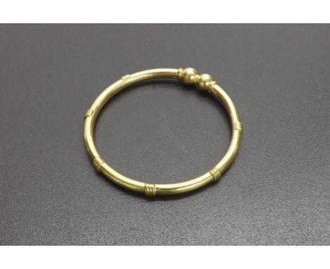 (201402599) 22ct bangle, 18.4gm