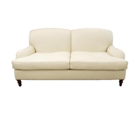 Good quality Kingcome "Stratford" two/three seater sofa with original herringbone type upholstery, 72" long x 34" high x 40" 