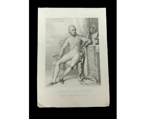 Anthony Cardon after Richard Cosway (early 19th century) - Frederick Earl of Carlisle, Knight of the Garter, seated holding a