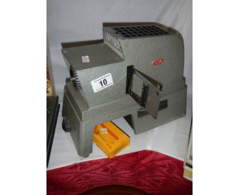 A vintage Gnome slide projector. 