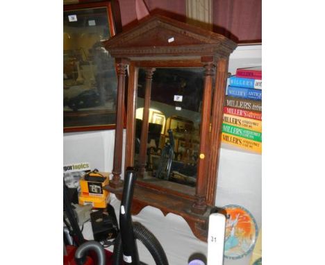 A architectural style wall mirror, COLLECT ONLY. 