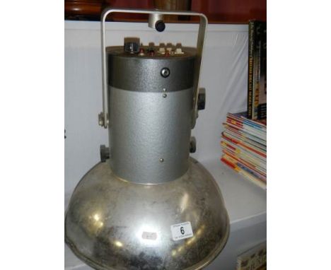 A vintage Industrial lamp. 
