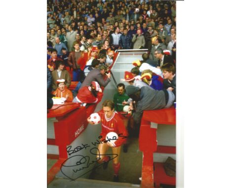  Phil Neal Liverpool Signed 12 x 8 inch football photo. Good Condition. All autographed items are genuine hand signed and com