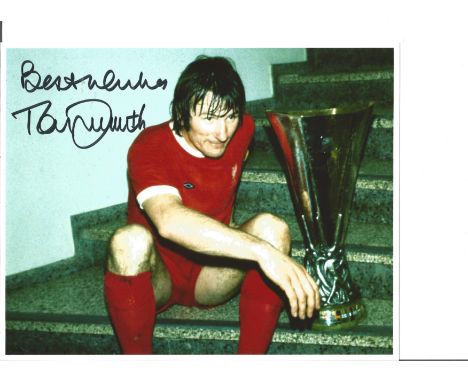 Tommy Smith Liverpool Signed 10 x 8 inch football photo. Good Condition. All autographed items are genuine hand signed and co