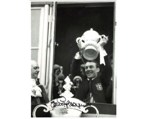 Jimmy Greaves Tottenham Signed 16 x 12 inch football photo. Good Condition. All autographed items are genuine hand signed and