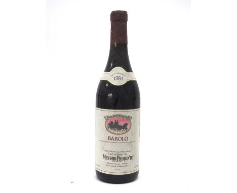 Wine - Barolo Vecchio Piemonte Vendemmia 1984, 75cl., 13.5% Vol.