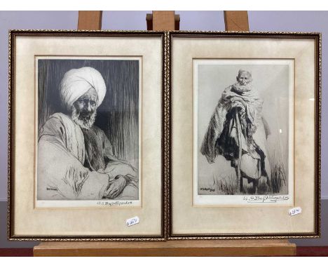 ARR AFTER WILLIAM SPENCER BAGDATOPOULOS (1888-1965) *ARRKashmiri, etching, number 7 of a limited edition of 35? signed,29 x 2
