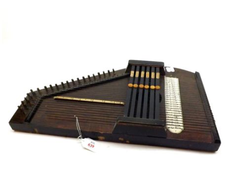 A vintage Zither Fluto Harp