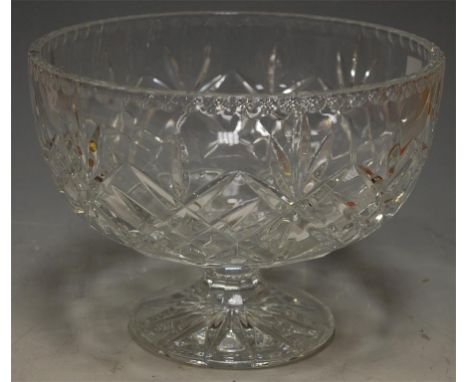 A Royal Worcester cut crystal fruit bowl 
