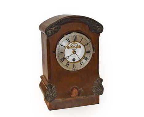 A Victorian mahogany regulator one year going table clock, dial centre inscribed ''regulator going one year, Achille Brocot''