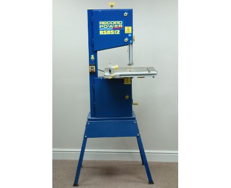Record RSBS12 bandsaw (This item is PAT tested - 5 day warranty from date of sale)   Condition Report   Click here for furthe