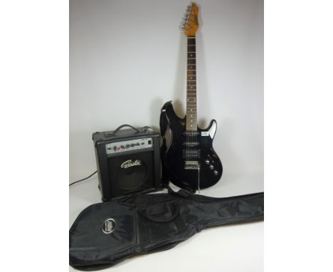 Ashton electric Guitar and Gould guitar amp (2) (This item is PAT tested - 5 day warranty from date of sale)   Condition Repo