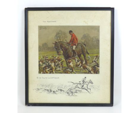 Charles "Snaffles" Johnson Payne (1884Ð1967): 'The Huntsman', a colour lithograph, pencil signed to lower right corner of mar
