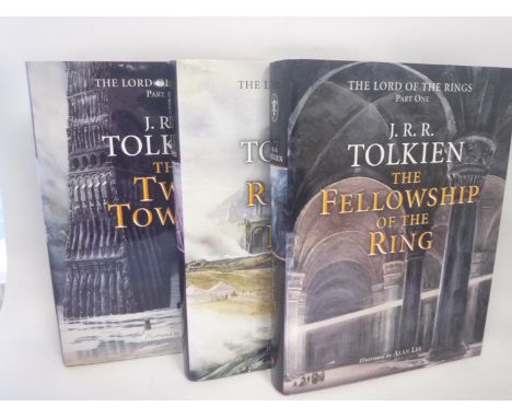 TOLKIEN J. R. R. &nbsp;The Lord of the Rings. 3 vols. Illus. Quarto. Orig. red cloth in slip case. 2002. 