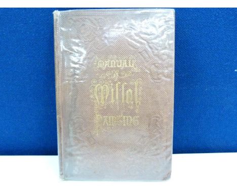 JEWITT EDWIN.&nbsp;&nbsp;Manual of Illuminated &amp; Missal Painting. Chromolitho frontis, plates &amp; decs. Jabez Barnard, 