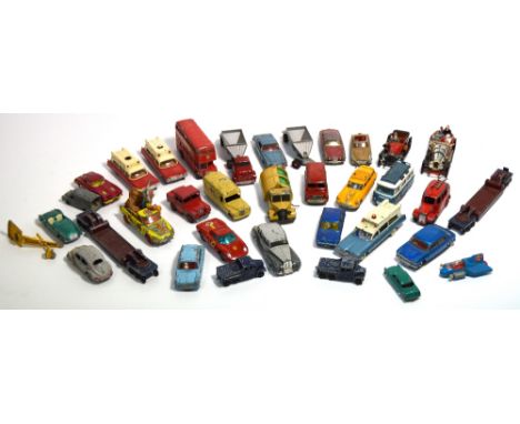 A quantity of mainly diecast playworn cars to include the Avengers, the Magic Roundabout, Chitty Chitty Bang Bang etc.
