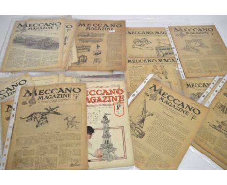 Approximately thirty early Meccano magazines dating from 1918 to 1923. *Provenance The magazines were the property of the ven