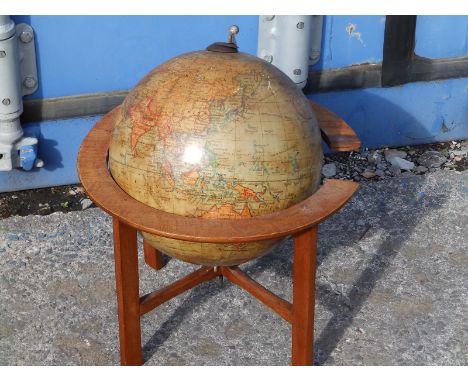 A 20thC 'Geographia 10" Terrestrial Globe', Fleet Street, London - a/f.