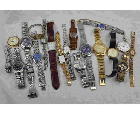 Collection of vintage wristwatches to include Citizen, Rotary,Stubbs, Sekonda, Zeon, Lorus, marcasite ladies wristwatch etc (