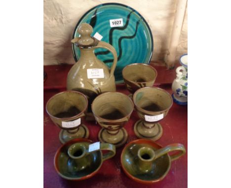 Assorted Studio Pottery including Philip Leach, etc.