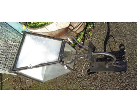 A Victorian gas lamp