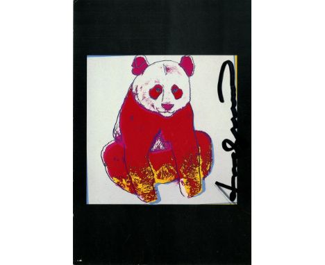 Artist: Andy Warhol (American, 1928 - 1987). Title: "Giant Panda [invitation]". Medium: Color offset lithograph. Date: Compos