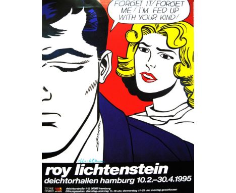 Artist: Roy Lichtenstein (American, 1923-1997). Title: "Forget It! Forget Me! I'm Fed Up with Your Kind!". Medium: Color offs