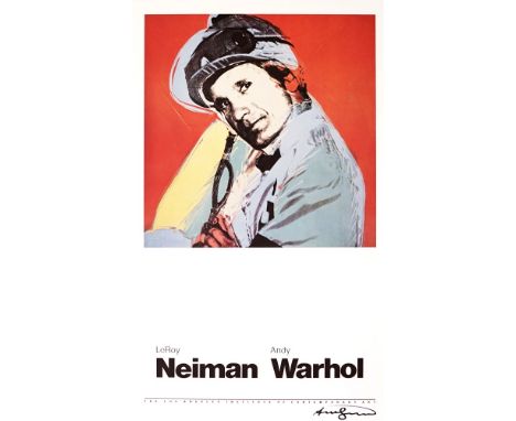 Artist: Andy Warhol (American, 1928 - 1987). Title: "Willie Shoemaker". Medium: Color offset lithograph. Date: Composed 1981.