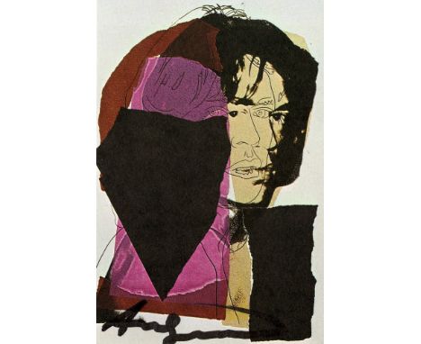 Artist: Andy Warhol (American, 1928 - 1987). Title: "Mick Jagger #07 (first edition) [announcement]". Medium: Color offset li