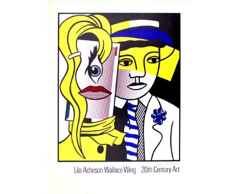 Artist: Roy Lichtenstein (American, 1923-1997). Title: "Stepping Out [small version]". Medium: Color lithograph. Date: Compos