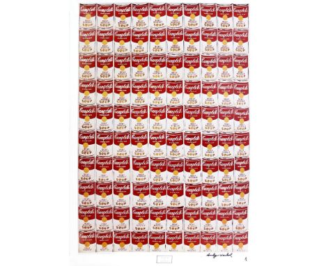 Artist: Andy Warhol (American, 1928 - 1987). Title: "100 Cans [poster]". Medium: Color offset lithograph. Date: Composed 1978