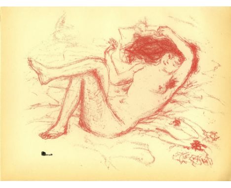 Artist: Pierre Bonnard (French, 1867 - 1947). Title: "Parallelement". Medium: Original color lithograph. Date: Composed 1900.