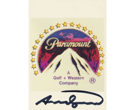 Artist: Andy Warhol (American, 1928 - 1987). Title: "Paramount [announcement]". Medium: Color offset lithograph. Date: Compos