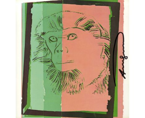 Artist: Andy Warhol (American, 1928 - 1987). Title: "Douc Langur". Medium: Color offset lithograph. Date: Composed 1986. Dime