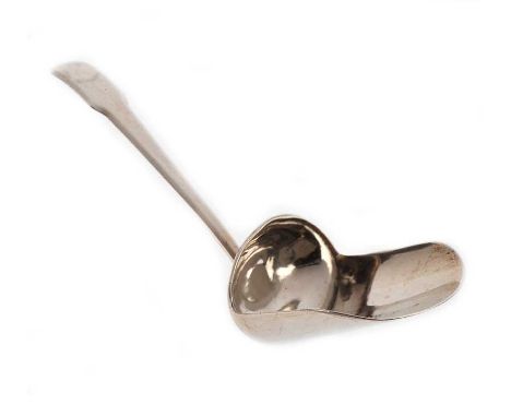 SILVER TEA CADDY SPOON, BIRMINGHAM 1807 MAKER: SAMUEL PEMBERTON LENGTH 3 INCHES 