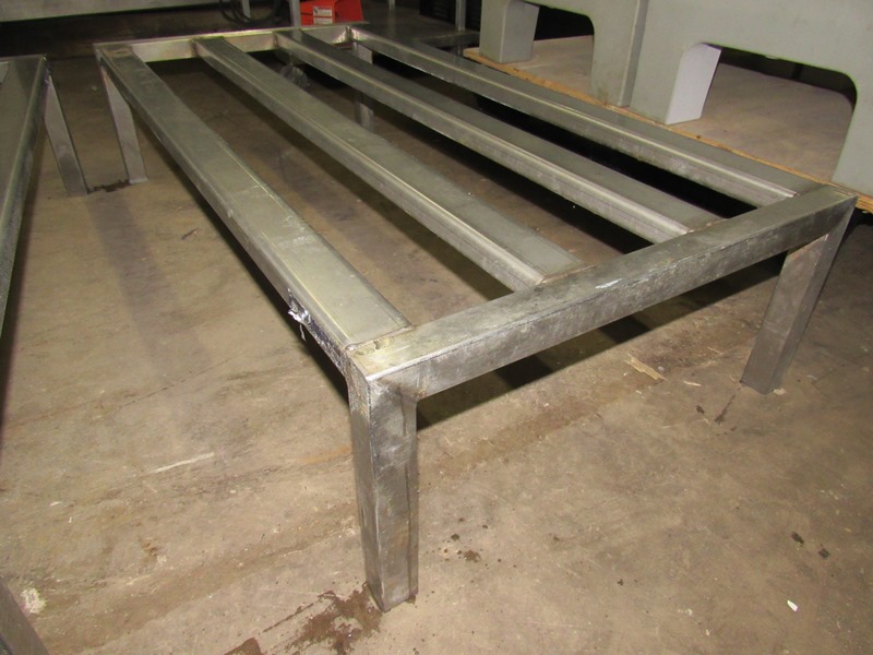 Stainless Steel Dunnage Racks, 24" W X 4' L X 11" H