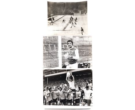 A collection of Original Arsenal Press Photographs, dating from 1950's to 1970's,comprising of photographs from the FA Cup at