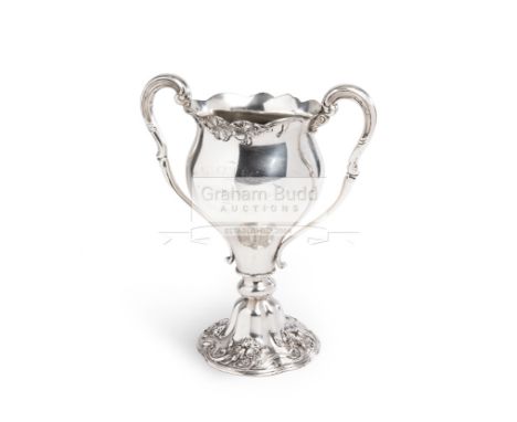 A Maurice McLoughlin Tennis Trophy,a rare and fine Golden Gate (Park) trophy (1906) won by and inscribed to McLoughlin when h