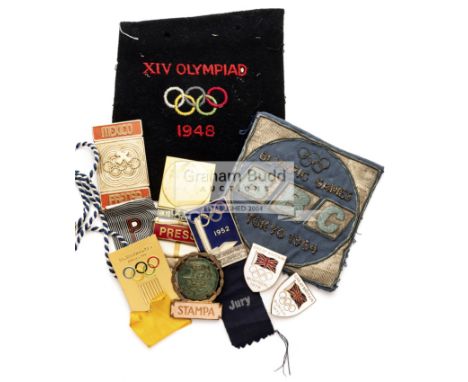 The collection of Pat Besford (1919-1988), Olympic and Swimming Journalist, comprising a very fine collection of Olympic meda