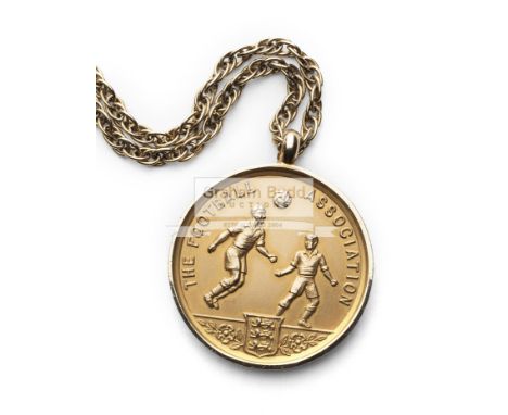 John Mitchell's Fulham 1975 F.A. Cup Final runners-up medal, 9ct. gold, inscribed THE FOOTBALL ASSOCIATION, CHALLENGE CUP, RU