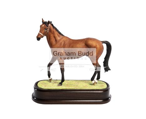 A Limited Edition Royal Worcester Nijinsky figurine by Doris Lindner, circa 1972modelled standing on a grassy base, raised up