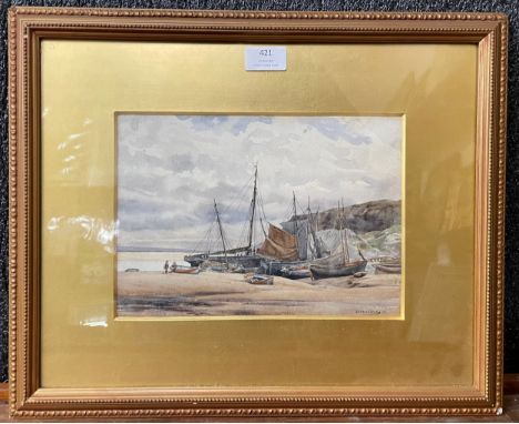 English School (19th Century), portrait of David Dickinson of Hoole, Chester, oil on card, framed