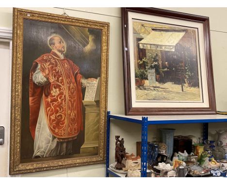 St Ignatius Loyola, large framed print, Provence Patisserie, large painting and collection of paintings and prints.