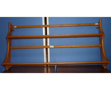 Lightwood ercol 2 tier wall rack