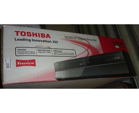 Toshiba VCR/DVD digital recorder in original box